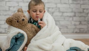 Bambino con febbre