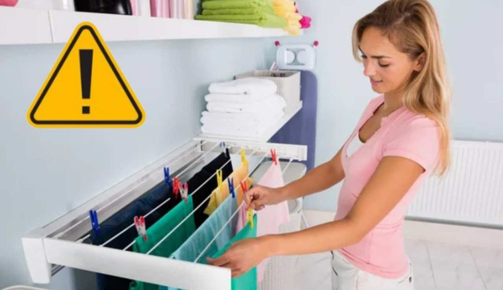 Stendino in casa (Depositphotos foto) - www.guidamamme.it