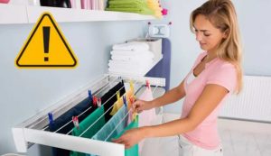 Stendino in casa (Depositphotos foto) - www.guidamamme.it