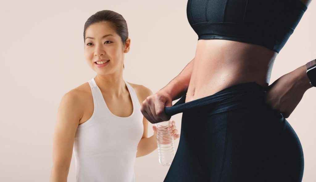 Atleta giapponese pancia piatta