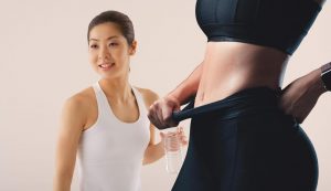 Atleta giapponese pancia piatta